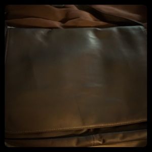 Leather messagener bag